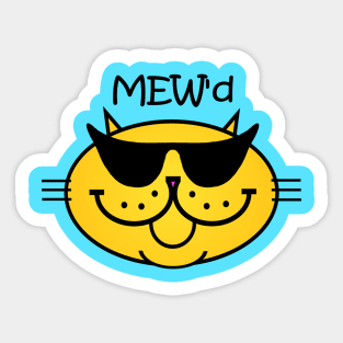 MEW'd - Mellow Yellow Sticker